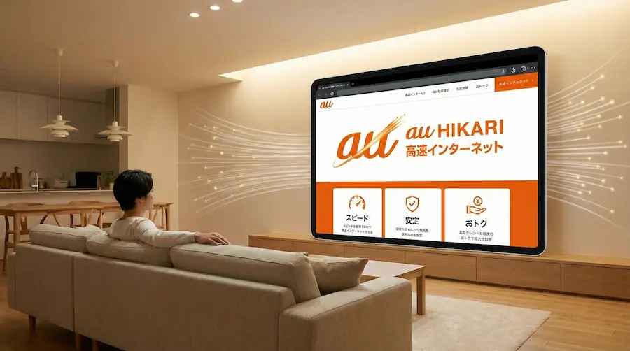 FXおすすめ光回線 auひかり