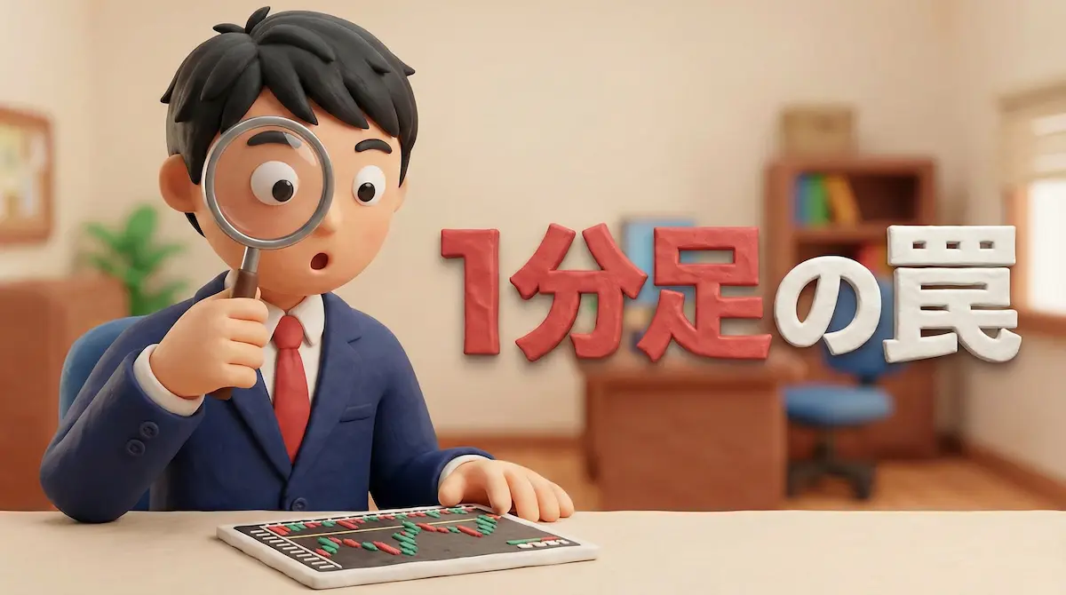 FX 1分足 マルチタイムフレーム分析