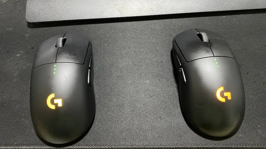 Logicool G PRO LIGHTSPEEDのマウス2つ